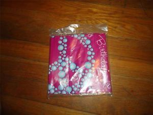 Peace Sign Table Cover Table Cloth New in Pkg Girls Birthday Party 54" x 84"