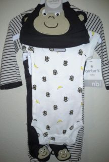 4 Piece Carters Baby Boy Clothes Onesies Retail $26
