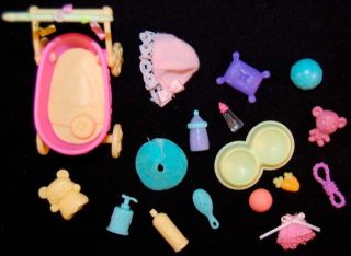 Littlest Pet Shop LPS ✿ Accessories Food Toys Clothes Dress Up Stroller Baby Lot