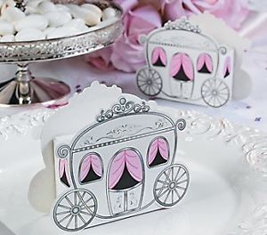 12 Princess Carriage Treat Box Birthday Party Favor Wedding Baby Shower Favors