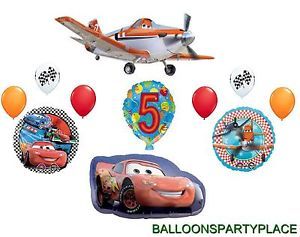 Disney Planes Cars Balloons Set Party Supplies Racecar Theme 5th Fifth Birthday