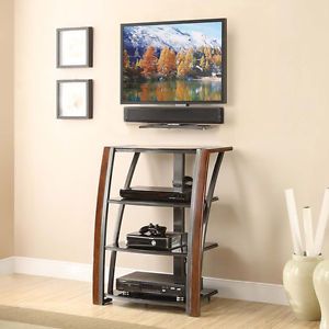 New 60 inch Flat LCD Plasma Tilting Wall Mount w TV Stand Entertainment Console