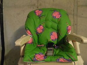 Chicco Polly High Chair Cover Green Hippo "How About A Little Lovin' "
