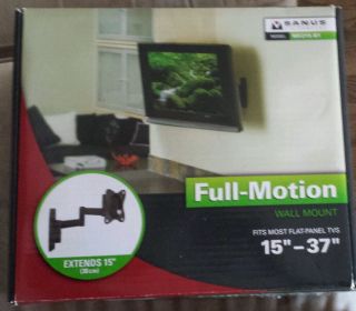 Sanus MF215 B1 Full Motion LCD TV Wall Mount 15" 37" New