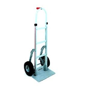 Aluminum Hand Truck with Stair Climber 8" x 1 1 2" Hard Wheels Solid Nose