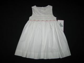 New "Rosy Cottage" Smocked Dress Girls Clothes 2T Summer RARE Editions Toddler
