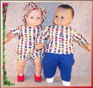 Doll Clothes Baby Fit American Girl Bitty 5pcs Twins NE