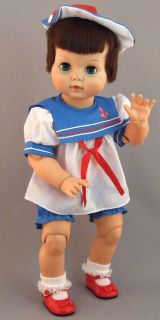 Sailor Dress Hat Bloomers Lifesaver 1960's Outfit for 18 20" Baby Dolls CPK