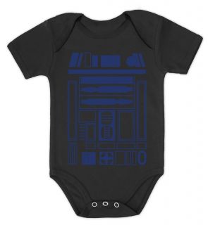 R2D2 Grow Babies Clothes Star Jedi Wars Baby Onesie Shower Boy Girl Gift Costume