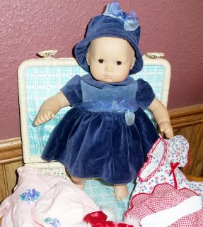 American Girl Bitty Baby Doll Big Lot EXTRAS Clothing Suitcase Outfits Clothes