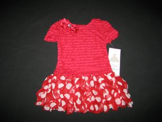 New "Scarlet Dots" Ruffle Capri Girls Clothes 9M Spring Summer Boutique Baby
