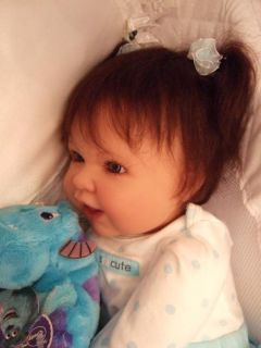 Happy Little Reborn Baby Girl Doll with A Sweet Face Just for You