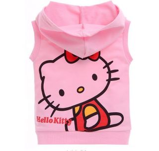 New Baby Kids Girls T Shirt Short Pants Set Clothes Zipper Outfit "Kitty" Y12