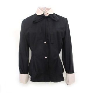 Korean Style Women OL Long Sleeve Slim Cotton Career Collar Shirt Blouse Tops