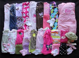 Huge 48 Piece Baby Girl 3 6 Months Fall Winter Clothes Lot