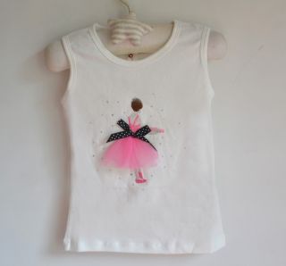 Pink Kids Children Toddler Girl Clothes Pettitop Top T Shirt Size 1 7 Yrs