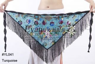 New Belly Dance Costume Hip Belt Scarf 7colours Avail