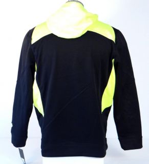 Tapout Signature Black Neon Yellow Hooded Sweatshirt Pullover Hoodie Mens