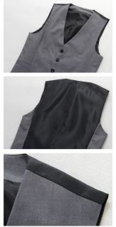 New Mens Premium Casual Dress Slim Fit Skinny Waistcoat Vest 4 Sizes N122