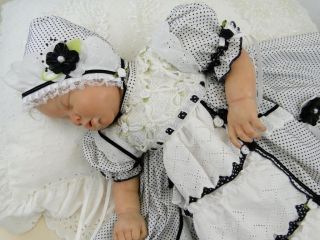 Reborn Doll Newborn Baby Designer "Bellebambini"Stunning 3 Piece Collection L K