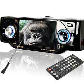 New Da 4001 4" 1 Single DIN Touch Screen Bluetooth Car DVD Audio Video Player