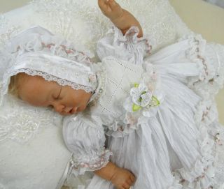 Reborn Doll Newborn Baby "Bellebambini" Elegant 3 Piece "OOAK" Collection"L K"