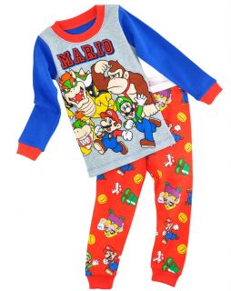 Baby Toddler Children Kids Boys Cute Sleepwear Tops Pants Pajamas Set 2T 7T