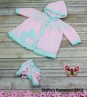 Baby Jacket Knitting Pattern Doll Patterns Reborn 123