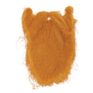 Adult Fancy Dress Costume Party Accessory Stick on Viking Beard Large Ginger
