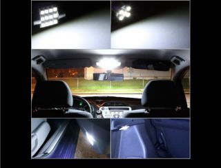 9 White LED Lights Interior Package Deal for 2003 2007 Nissan Murano