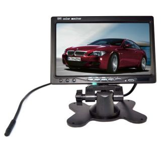 7" TFT LCD Color Screen Reversing Monitor for Car Rear View Reverse CCTV Camera