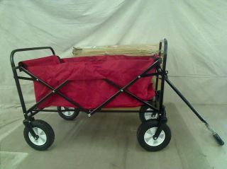 Sandusky Lee FCW3622 Red Polyester Fabric Light Duty Folding Wagon $139 99