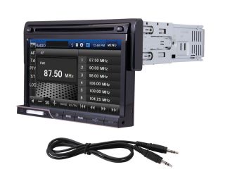 Power Acoustik PD 710B 7" Touchscreen CD DVD  Car Player Bluetooth Aux Cable