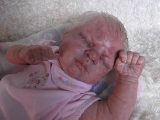 Just Born Baby Girl Reagan Precious Gift by Cindy Musgrove Very Detailed