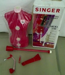 Singer DF150 Adjustable Dress Form Red Medium