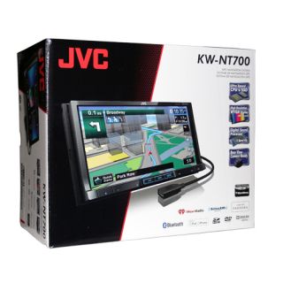 New JVC KW NT700 Double DIN 7" Touch Car in Dash GPS Navigation System KWNT700