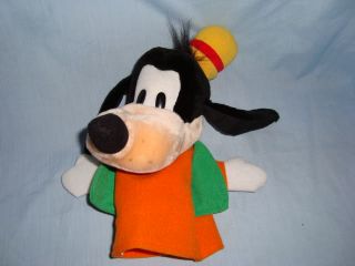 Goofy Hand Puppet 11" Disneyland Walt Disney World Toy