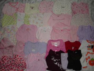 Huge Lot Baby Girls Clothes Size 0 3 Months Carter's Gymboree