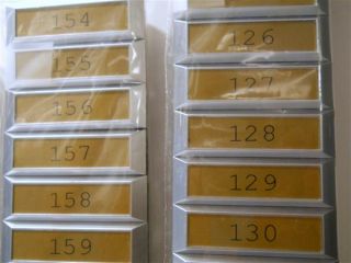 Diebold Safe Deposit Box Kit Set for 175 70 SD Series Bond Box Keys Change Tools