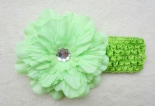 FD Hot Sale Baby Hair Accessories with Headband and Tree Peony Flower BB 010