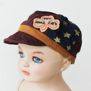 Fashion Baby Children Kid Boy Baseball Hexagonal Cap Brown Sun Hat for 1 4 Years