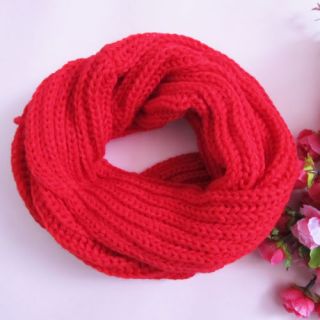 Fashion Baby Kids Winter Knitting Wool Collar Neck Warmer Scarf Shawl Crochet