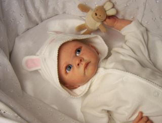 Lifelike Reborn Doll Cute Baby Girl 'Ellie' from Linda Murray 'Harry' Sculpt