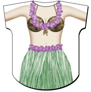 Girls Child Hula Girl Hawaiian Swimsuit Bikini Cover Up Funny Costume T Shirt