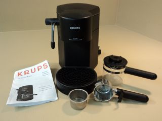 Krups Espresso Bravo Machine Maker Black 4 Cup 871