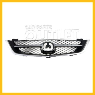 02 03 Acura TL Grill Grille Assembly New Replacement Base Type s Chrome Black