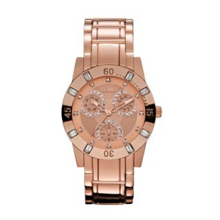 Relic by Fossil Beth Rose Gold Tone Chronograph Crystal Accent Watch ZR15668 New