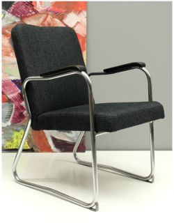 3 Mauser Art Deco Stahlrohr Sessel Stuhl Chair Bauhaus