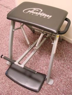 Malibu Pilates Fitness Toning Physical Sculpting Work Out Exercise Chair 3 DVDs