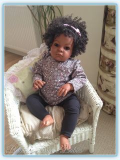 Reborn Ethnic Baby Girl Doll Tatiana Reva Schick Toddler OOAK Sweet Princess